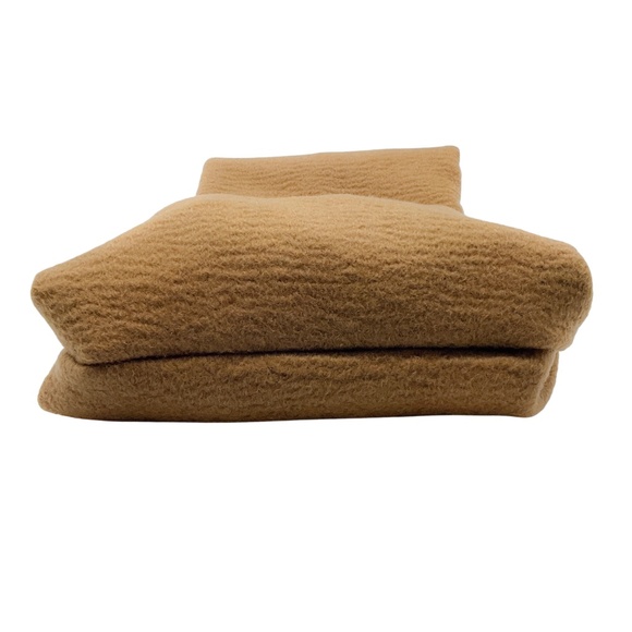 THE ROW CAMEL LARGE GLOVE CASHMERE CLUTCH BAG - Picture 5 of 11